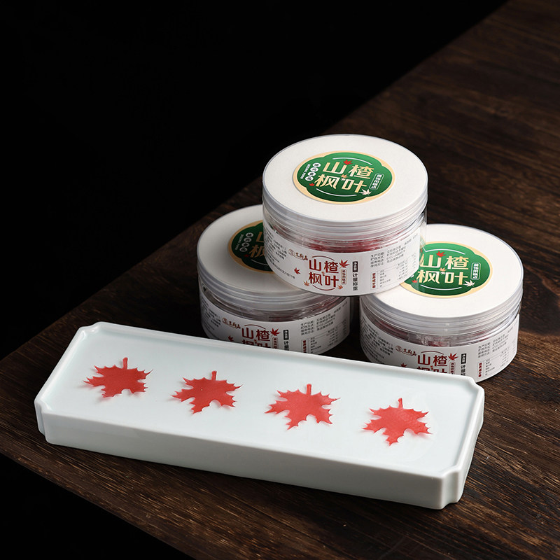 仿真山楂枫叶创意菜装饰点缀品