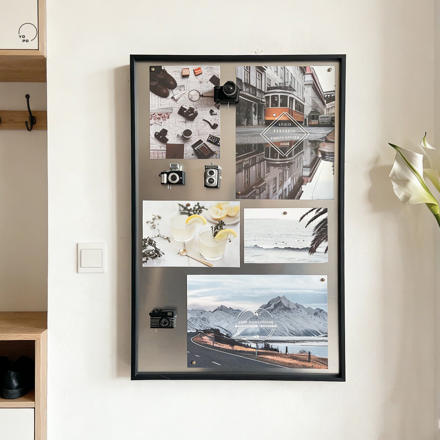 优朴网红ins不锈钢记事板留言板桌面装饰贴照片墙贴办公收纳板,文具电教/文化用品/商务用品,记事板/留言板,淘宝优惠券,粉丝福利购,淘宝优惠卷