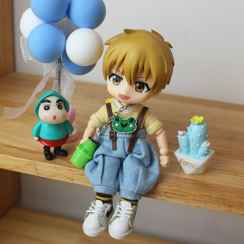 ob11 bjd  Short sleeved Versatile T-shirt 12 branch bjd a doll YMY clothes GSC Ferritic leisure time stripe jacket Internal lapin the Play mode/Anime/Periphery/cos/Board games , Hand to do/Toy/Dolls/BJD/Soldier ,  BJD Doll Corner  category - from Buy2taobao.com to provide professional Taobao agent buy service