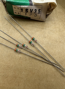 1SV35二极管110V 50mA 检波二极管PIN ISV35橘绿 红绿色环 DO-35