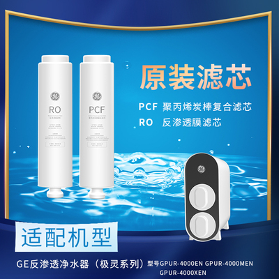 GE净水器极灵滤芯厨下净水器反渗透RO PCF滤芯LX-RO400-006