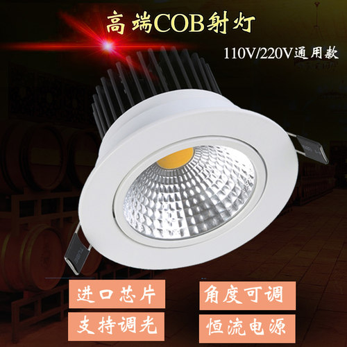 led吊顶背景墙可调光110v天花灯