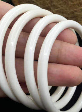 天然猛犸象牙保真通透手镯包邮