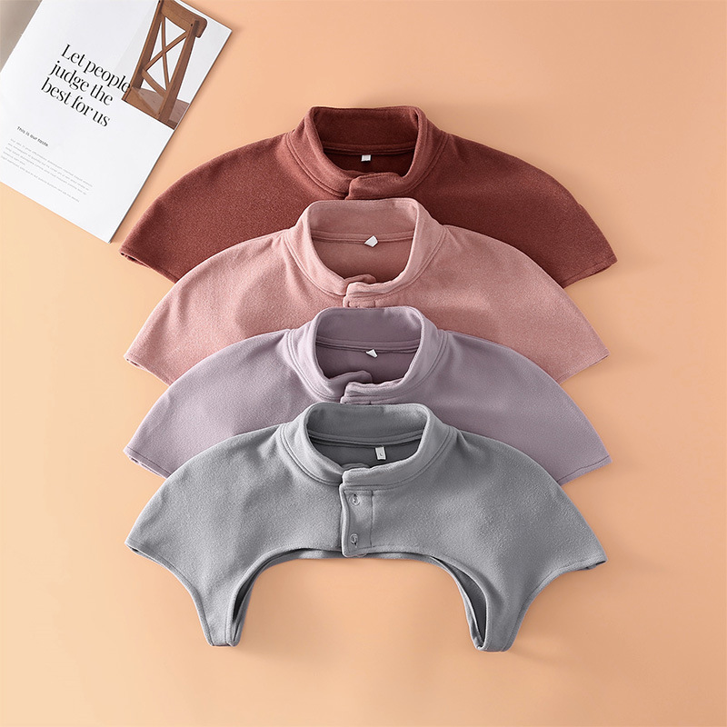 护肩女款2025新款德绒护肩颈椎坎肩秋冬季睡觉防寒孕产妇坐月子