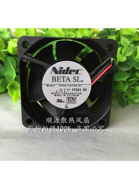 D06A-24TS8 01 原装日本Nidec DC24V 60*25MM 变频器风扇6cm 3线