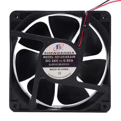 全新SD12038S24M DC24V 0.50A 12CM/厘米12038变频器散热风扇