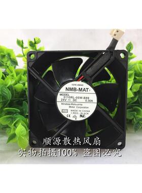 NMB 8025 24V 0.30A 8厘米 8CM 变频器 大风量风扇3110RL-05W-B89