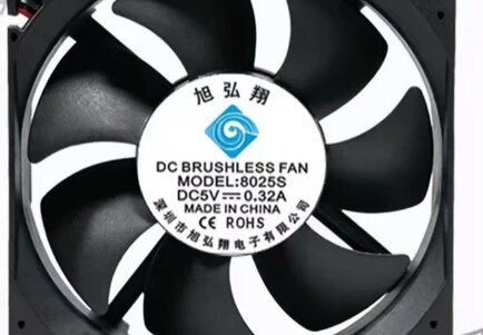 全新现货8025 5V  0.32A散热风扇两线 80*80*25MM 5伏 8厘米