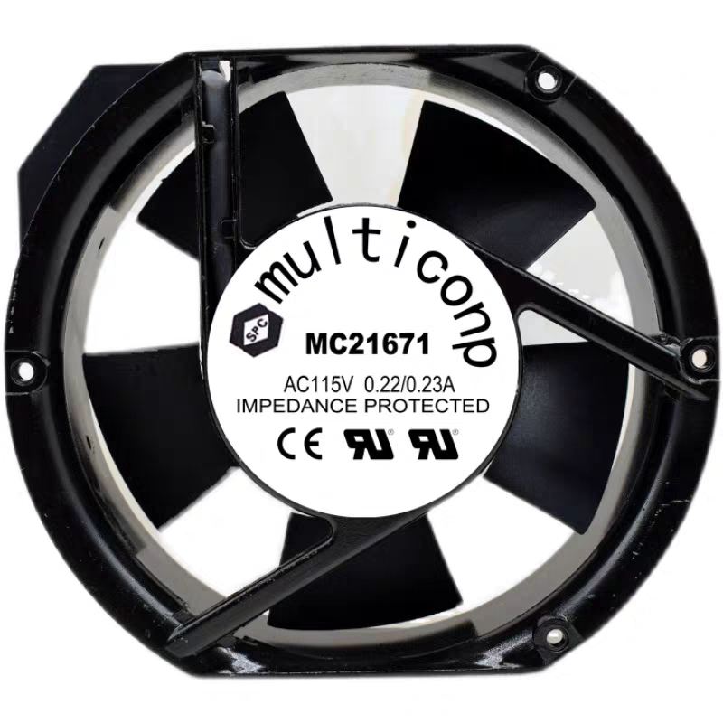 全新MUITICOMP MC21679 220-240V 0.15/0.13A机柜散热风扇MC21671