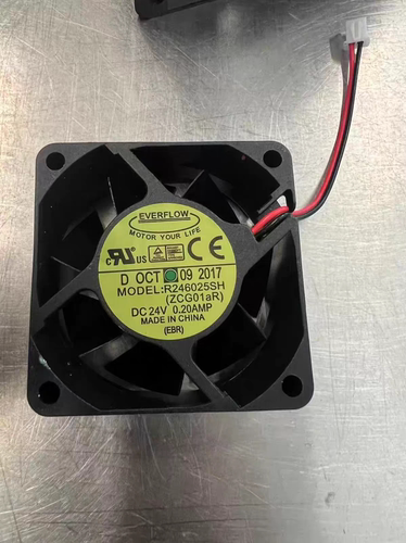 全新正品原装EVERFLOW 24V 0.20A R246025SH主机壳变频器散热风扇