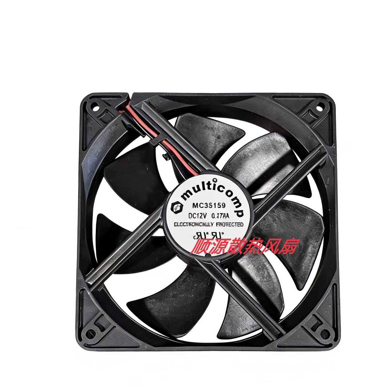 全新 MC35159 12V 0.279A  12025  12CM机箱变频器散热风扇