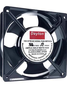 全新Dayton 4WT47 115V 0.18A 12038 机柜焊接 散热风扇 12CM