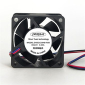 三线反馈信号RD报警高低电平散热风扇直流DC24V 12CM厘米