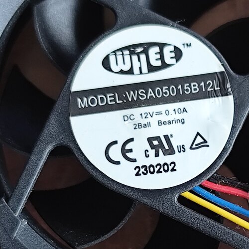 WHEE WSA05015B12L 12V 0.10A 5015 5CM 50*50*15MM散热风扇