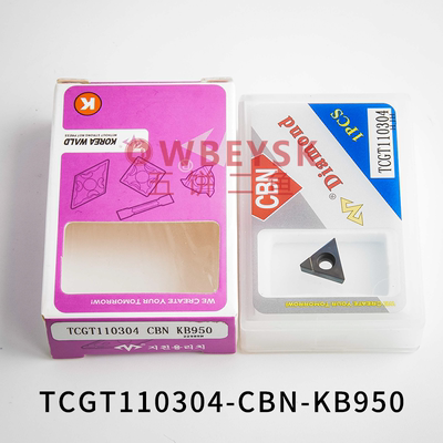 万龙达铸铁件金刚石CBN刀片 TCGT110304-CBN-KB950