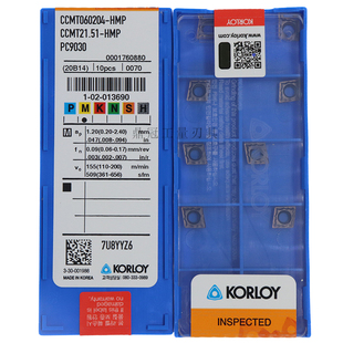 CCMT060208 正品 HMP CCMT060204 PC9030 韩国克洛伊数控刀片