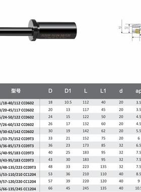 FLD反拉沉头刀反刮偏心沉孔刀反刮刀背镗刀锪面铣刀杆后拉倒角刀