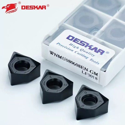 戴斯卡快进给铸铁铣刀片 WNMU080608EN-GM LF3018