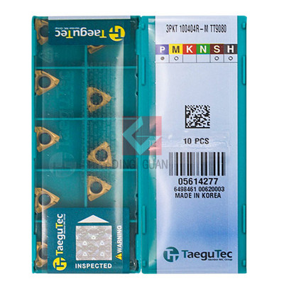 正品 韩国特固克 Taegutec 数控刀片 3PKT100404R-M TT9080