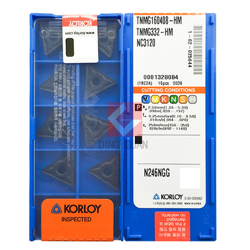 正品 韩国克洛伊 数控刀片 TNMG160408-HM NC3120