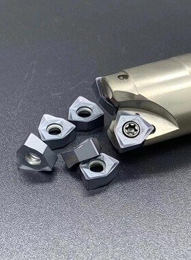 悍狮霸六角快进给数控铣刀片 WNMU060408EN-GH BB5022