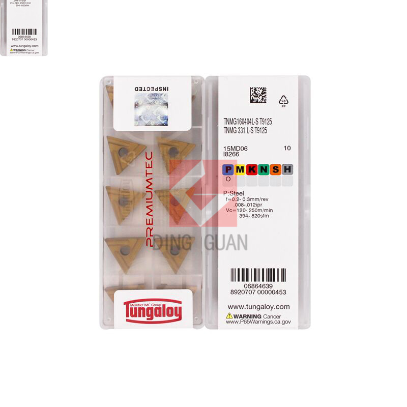 原装正品 日本东芝 泰珂洛 数控刀片 TNMG160404L-S T9125