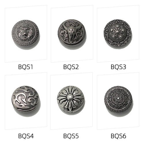 复古金属15MM圆形雕花DIY皮具牛仔裤脚装饰扣纽扣