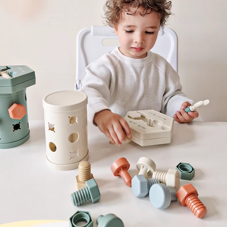 磁力螺丝钉玩具 拧螺丝螺母配对拼插早教益智动手能力训练玩具