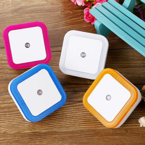 买一送led黄色白色蓝色暖光夜灯