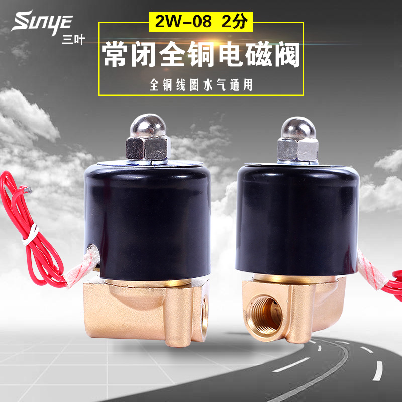 定做电磁阀水阀 2W-040-08 流量口4MM 2分定制