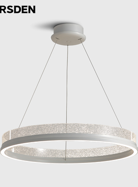 马斯登北欧简约现代客厅餐厅卧室星空纹圆环环形照明灯具艺术吊灯