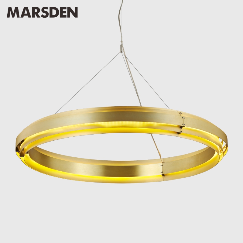 马斯登客厅吊灯现代简约轻奢环形