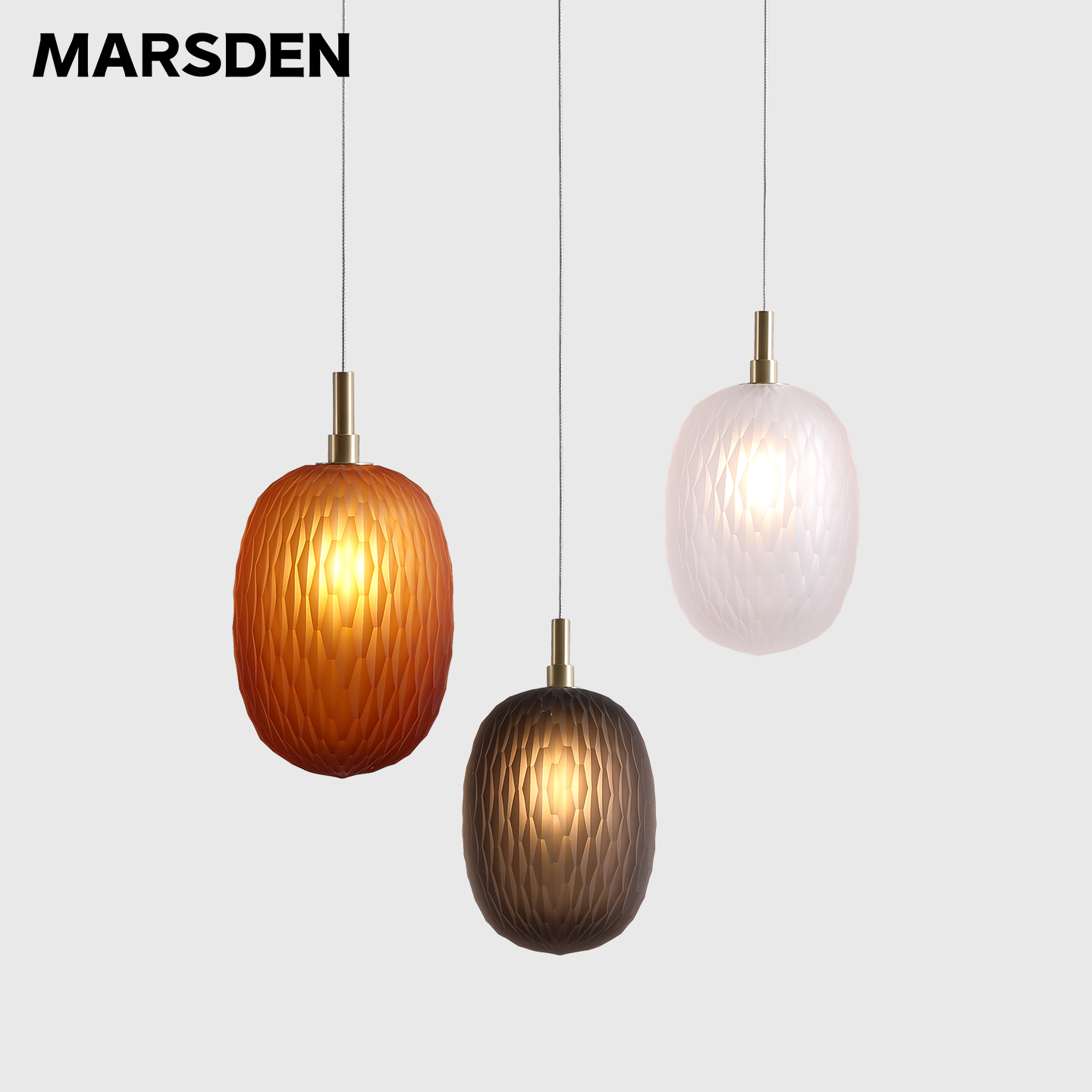 马斯登主卧卧室床头吊灯单头南瓜