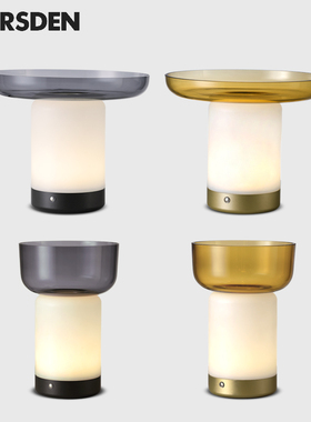 马斯登现代简约艺术台灯卧室床头客厅书房书桌触摸调光设计师灯具