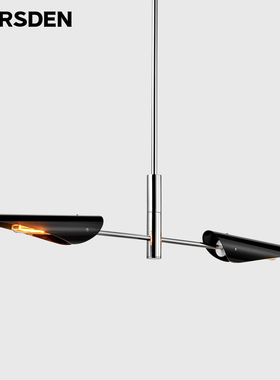 马斯登北欧餐厅艺术吊灯设计师款高级书房长条吧台前台清吧餐吊灯