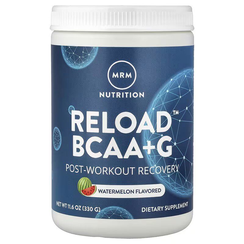 美国 MRM BCAA+G RELOAD支链氨基酸运动后恢复水果西瓜柠檬味