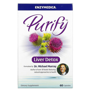 美国 Enzymedica Liver Detox 净化肝脏清体配方60粒硒水飞蓟胆碱