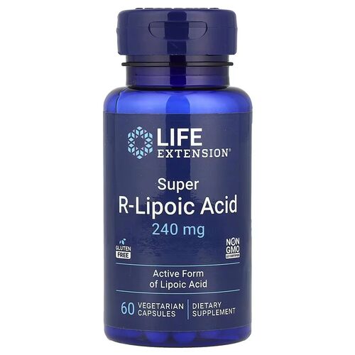美国 Life Extension R-lipoic Acid 稳定型 右旋硫辛酸 60粒