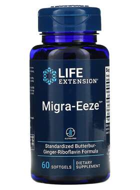 美国Life Extension 蜂斗叶Migra-Eeze 60粒软胶囊