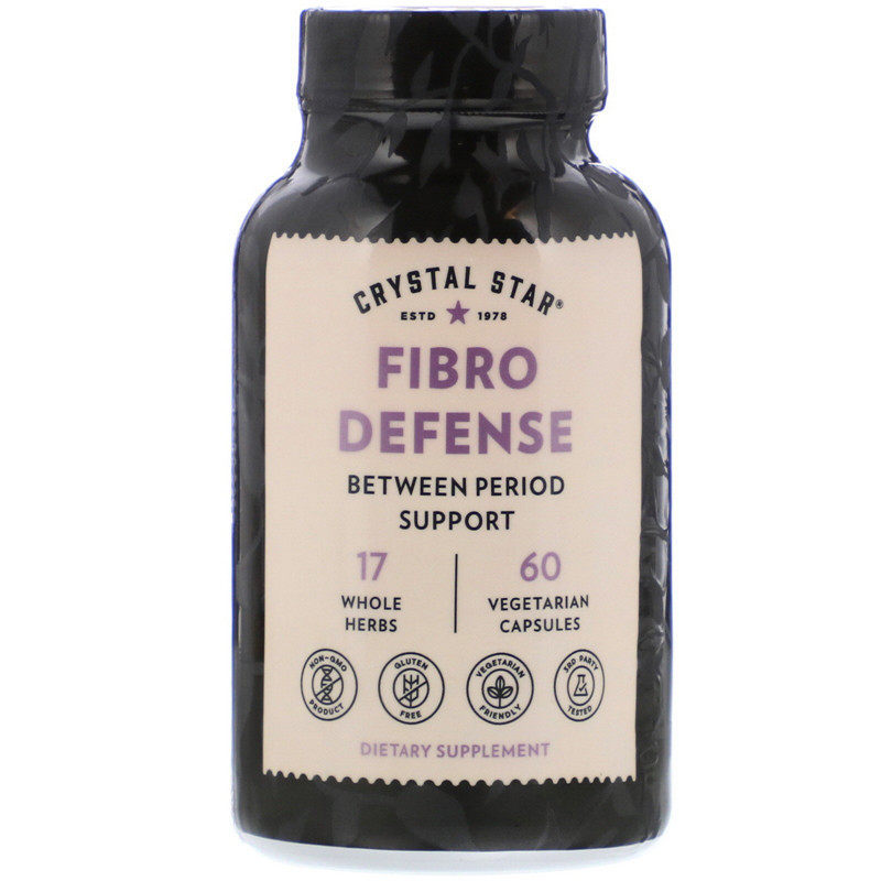 美国胶囊Crystal Star宫萃Fibro Defense纤维防御60粒岚逸舒