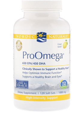 美国Nordic Naturals ProOmega超级鱼油1000mg 柠檬味120/180