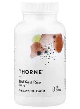 美国Thorne Research red yeast rice红曲米红麴120粒