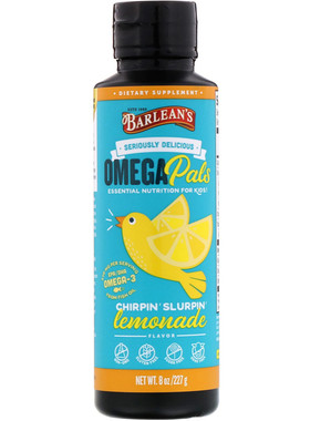 美国 Barlean s 乐蓓宁DHA 亿嘉宁 儿童 鱼油 视力 大脑 227g
