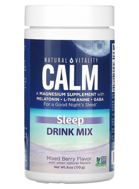 现货 Natural Vitality  CALM Specifics 平静睡眠 混合浆果味 17