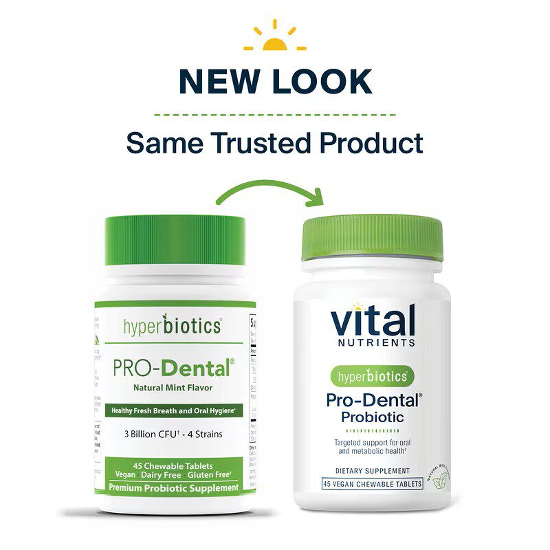 美国Hyperbiotics合百益口腔牙科益生菌PRO-Dental LiveBac咀嚼片