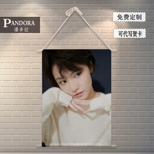 成果周边挂画海报写真爱情公寓5诸葛大力宿舍墙面装饰画布艺卷轴