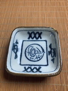 日本回流瓷器蘸料碟碗二手清仓轻微划痕及污渍