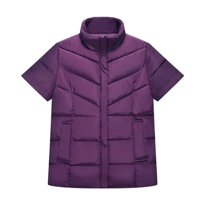 羽绒加大号棉袄男款胖老头棉马甲肥佬短袖带袖半袖坎肩特大码爸爸