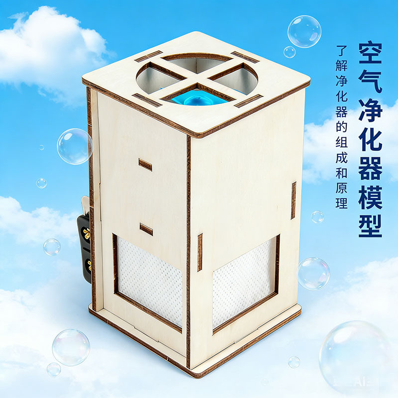 空气净化器模型教具diy手