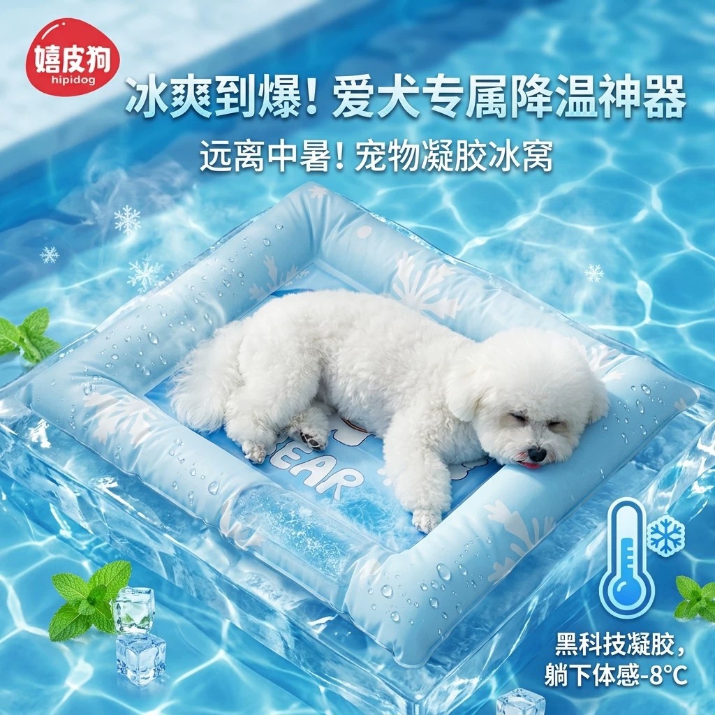 宠物冰垫狗狗冰窝凉席夏天睡垫猫咪夏季睡觉降温凉垫耐咬狗窝垫子